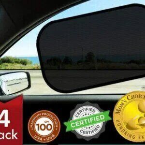 Car Window Shade 4Pack-The Only Certified Car Window Sun Shade for Baby Proven t